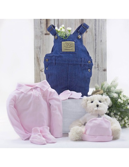 Regalo Conjunto de Ropa Bebé Con Oso de Peluche